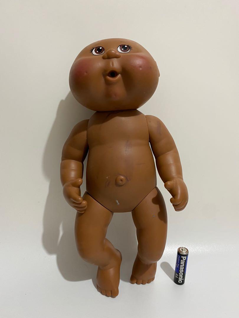 Black bald cabbage patch doll outlet