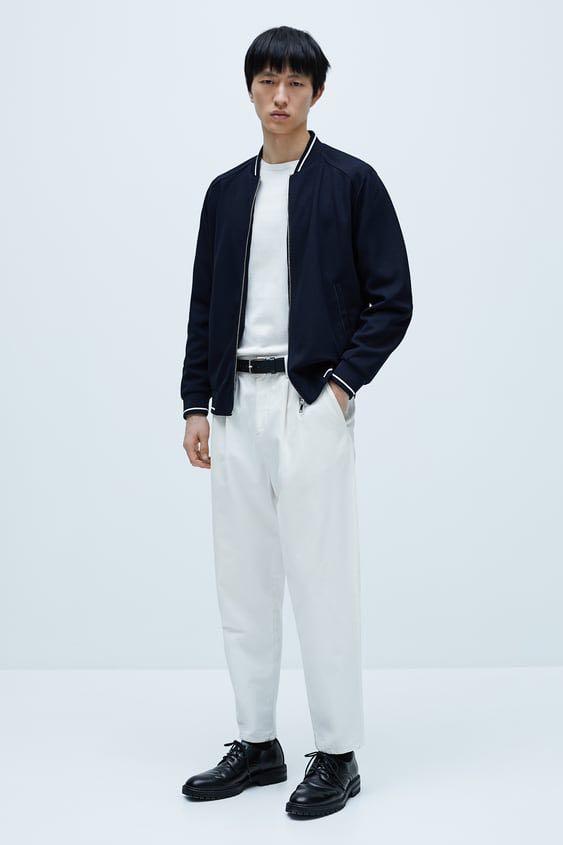 Zara pique 2024 jacket