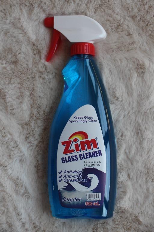 Zim Glass Cleaner Regular Scent 500mL, Furniture & Home Living