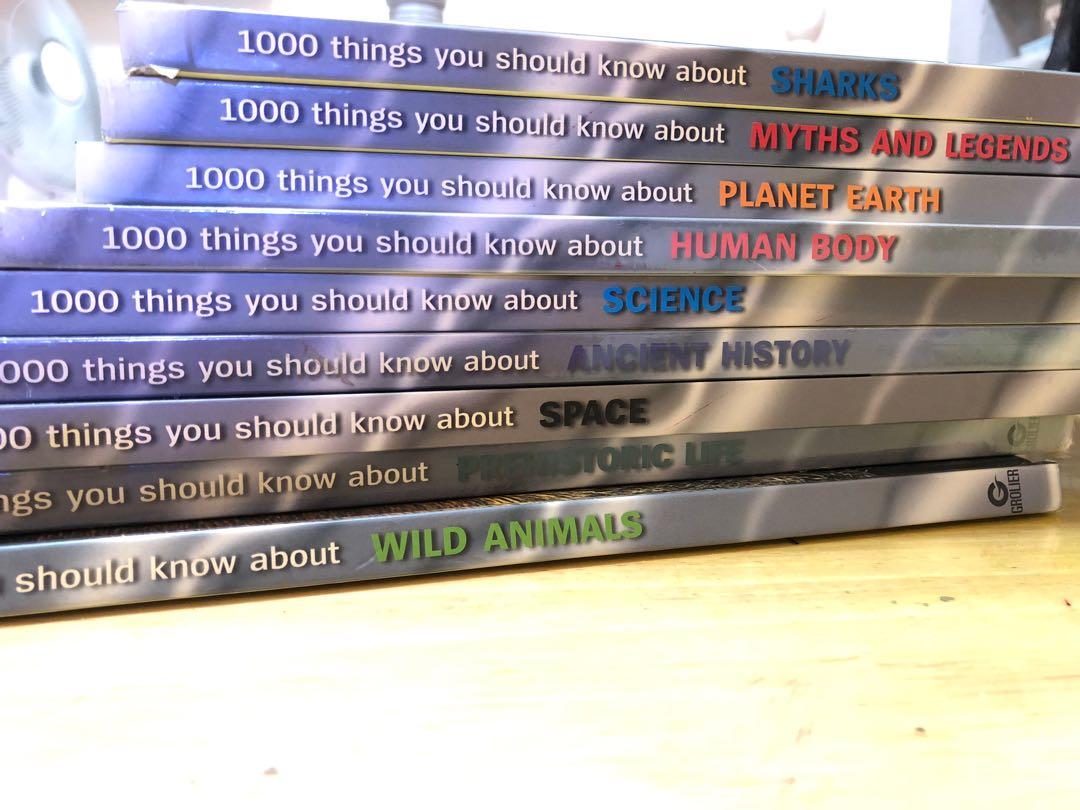 1000 things you should know about (set), Hobbies & Toys, Books ...