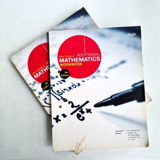[2pcs] New Syllabus Additional Mathematics 9th Edition Shinglee, Textbook and Workbook