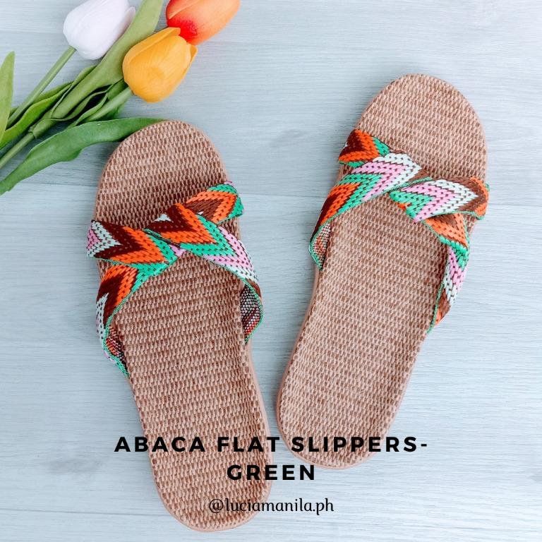 Abaca slippers cheap for sale