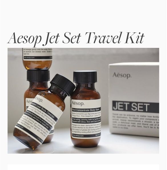 aesop jet set travel kit