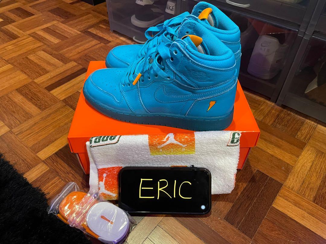 Gatorade jordan 1 top blue