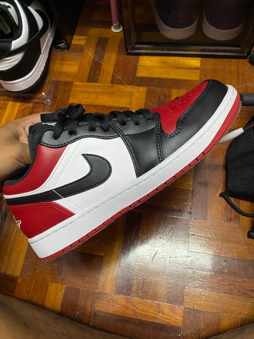 Air jordan 1 low bred toe