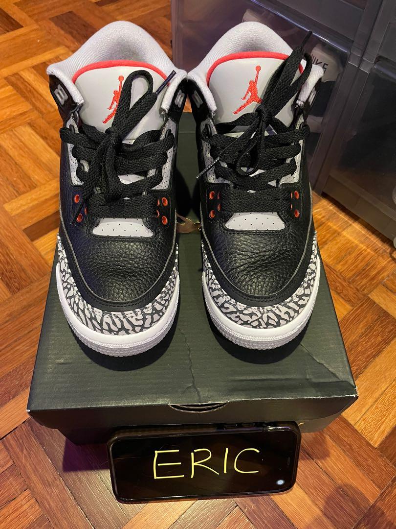 Jordan 3 black cement uk clearance