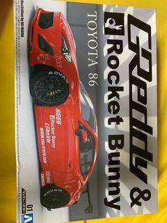 Aoshima Toyota 86 Greddy rocket bunny