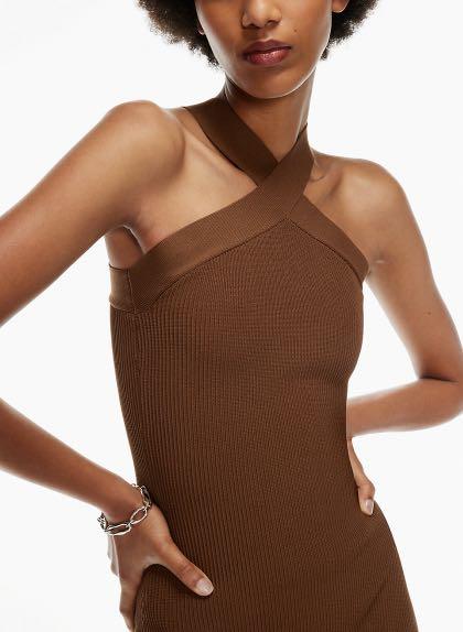 Aritzia, Dresses, Aritzia Babaton Sculpt Knit Criss Cross Dress In  Amazing Condition