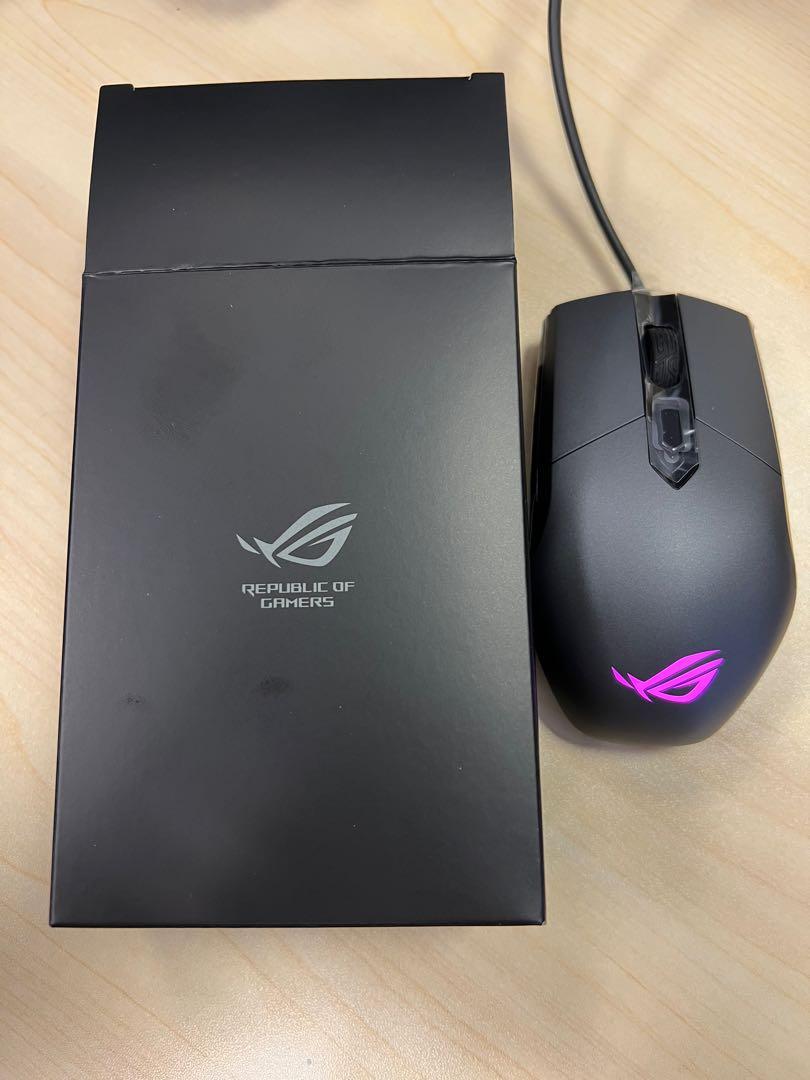 Asus ROG Strix Imapct Mouse P303, 電腦＆科技, 電腦周邊及配件, 電腦滑鼠及相關產品 - Carousell