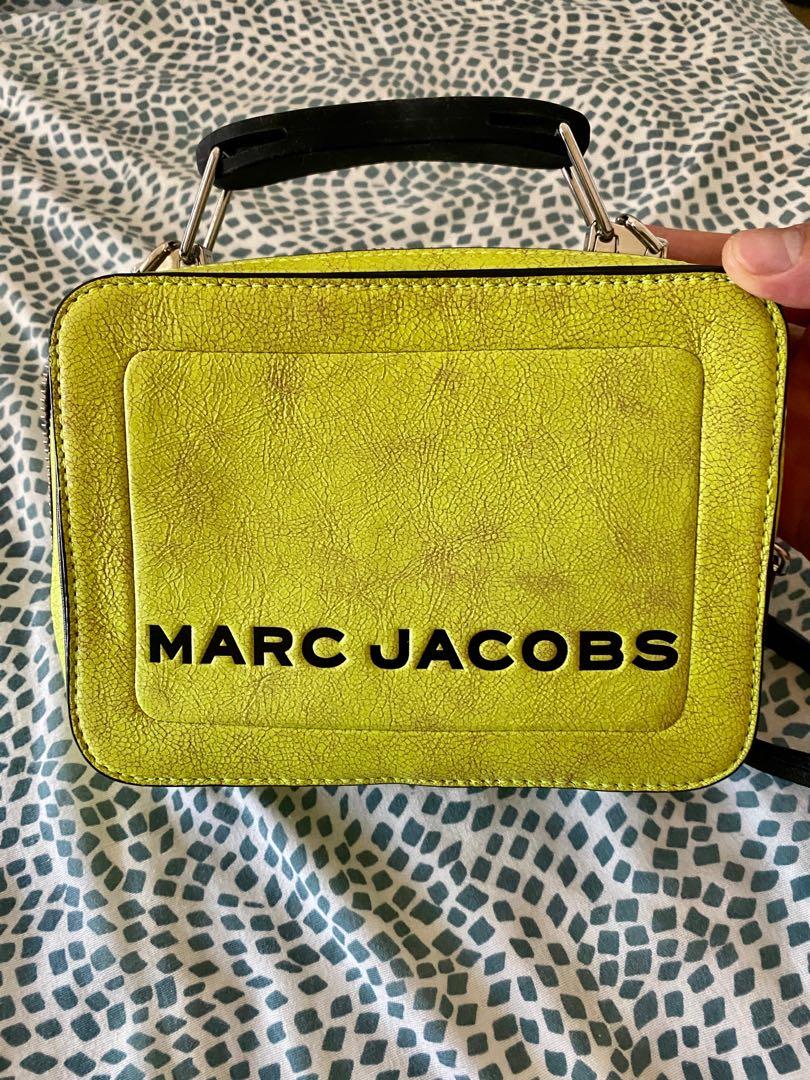 Marc jacobs box bag green sale