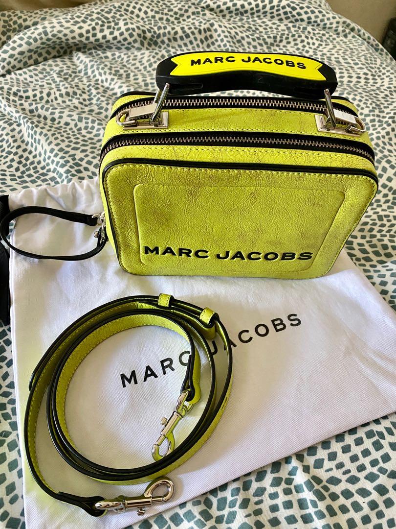 Marc jacobs yellow online box bag