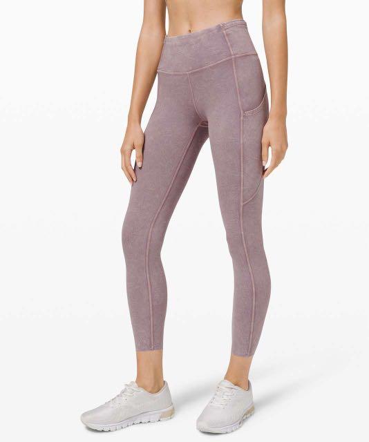 BNWT Lululemon fast and free tights 25” size 4 iced dye, Women's