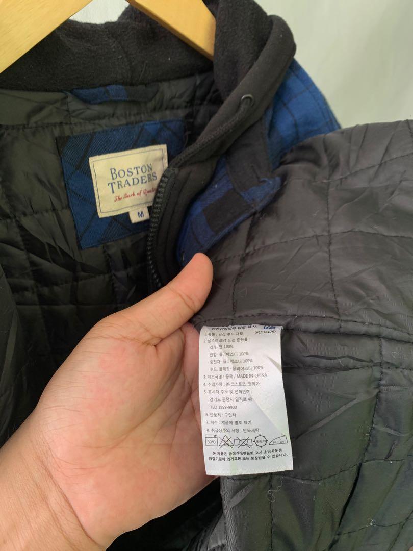 Boston Traders flanell hoodie jacket 