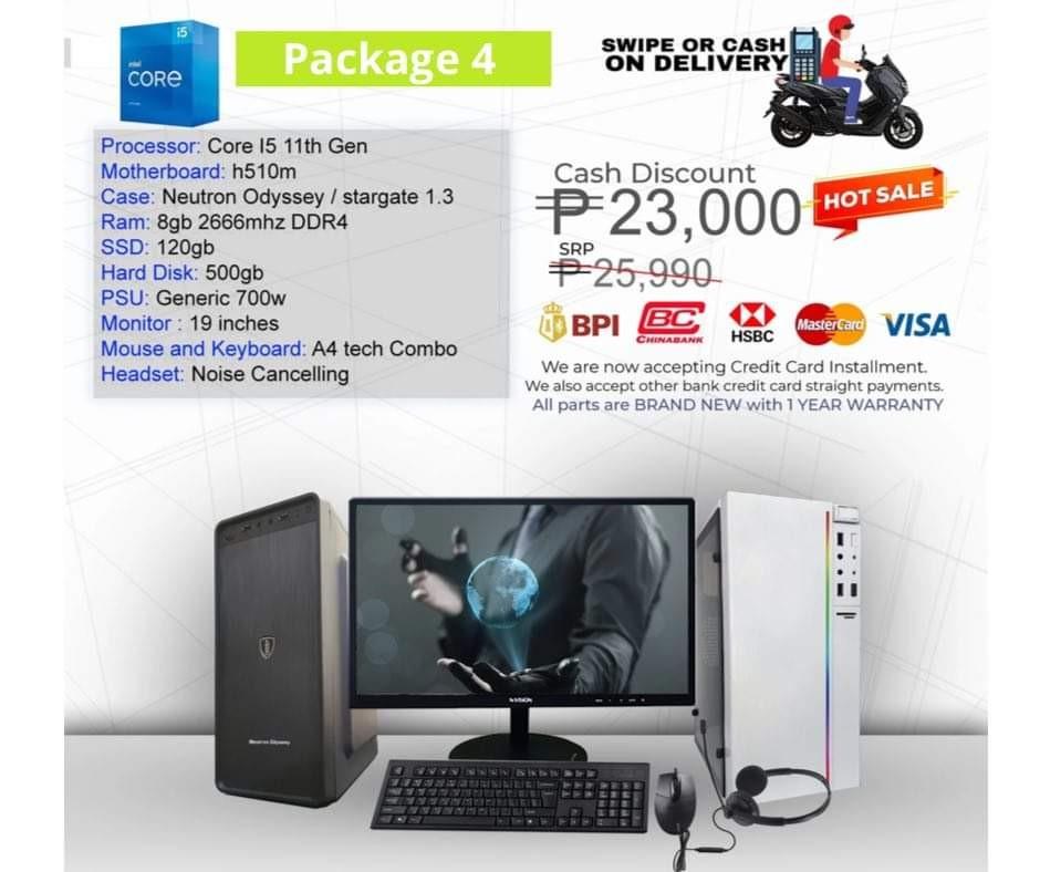 Brand New Computer sets with one year warranty, Computers & Tech ...