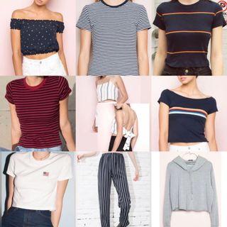 Brandy Melville CLEARANCE tshirts/sweaters/pants