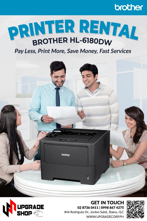 Brother HL-6180DW Free Use Printer | For Rent For Lease, Computers & Tech, Printers, Scanners & Copiers on Carousell