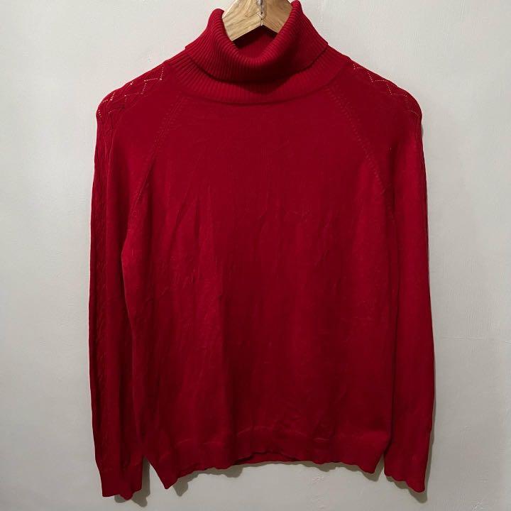 Carolyn Taylor Knitted Turtleneck Sweater Women s Fashion Tops Longsleeves on Carousell