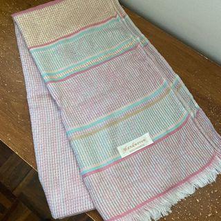 Cashmere Handwoven pastel scarf