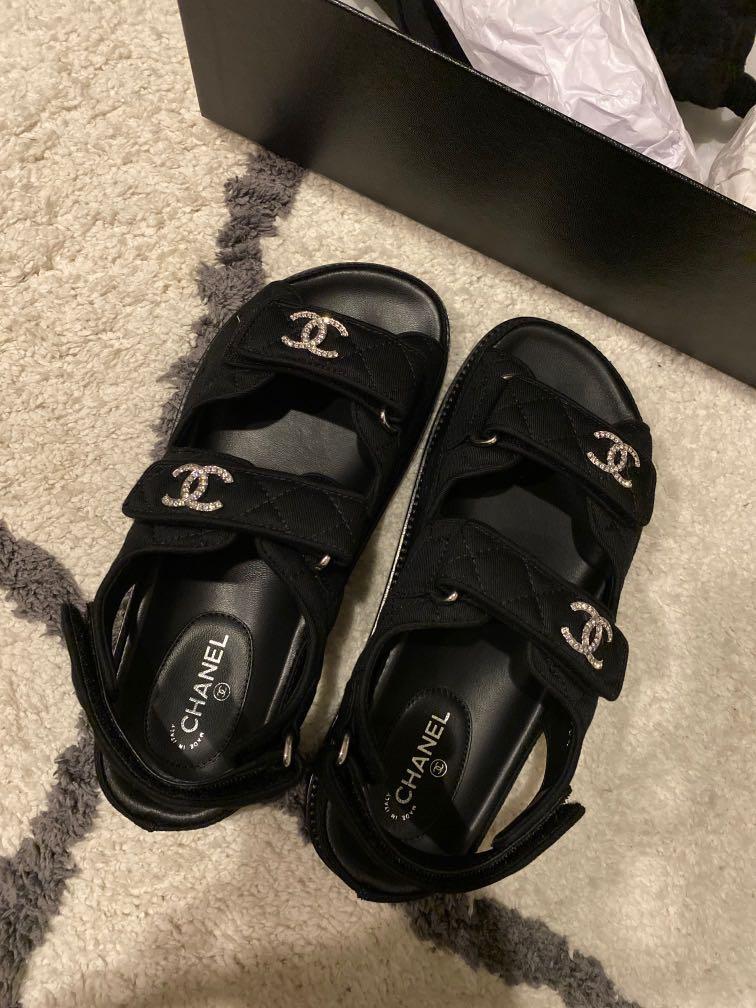 Chanel Grandad Sandals 39 RJC1385 – LuxuryPromise