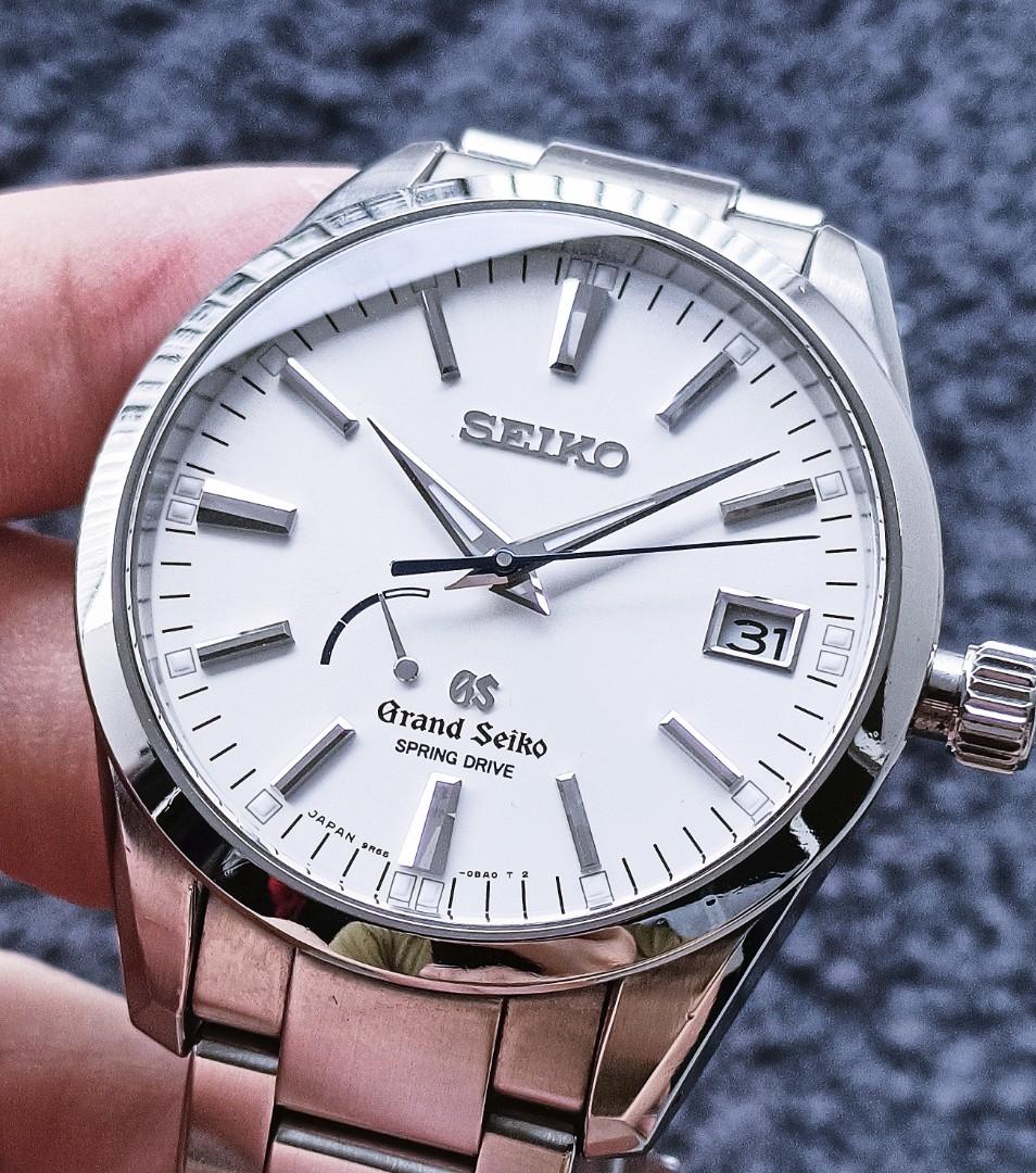 🔥CHEAPEST!! Grand Seiko Spring Drive Silvery White Dress Watch SBGA099  (Discontinued), Men's Fashion, Watches & Accessories, Watches on Carousell