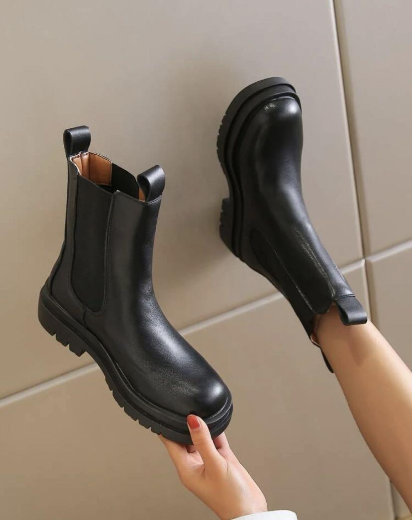 Chunky ankle boots best sale women