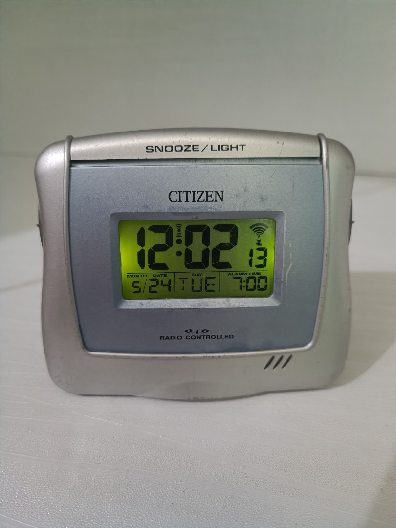 Citizen Digital Alarm clock Japan, Furniture & Home Living, Home Decor