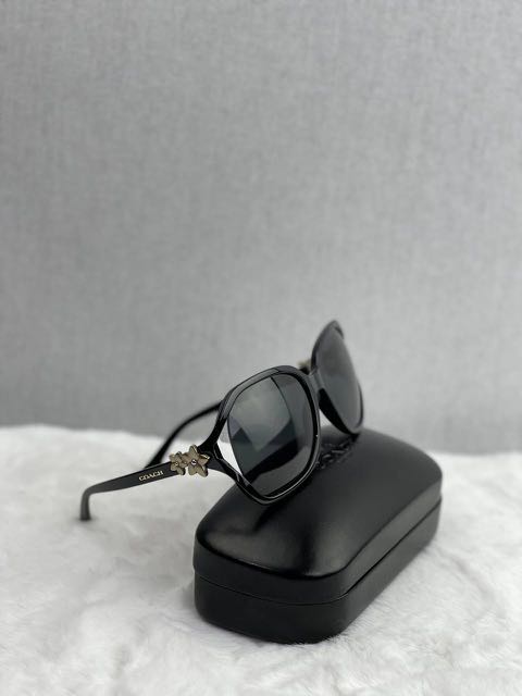Coach Integration Flower Sunglasses in Black