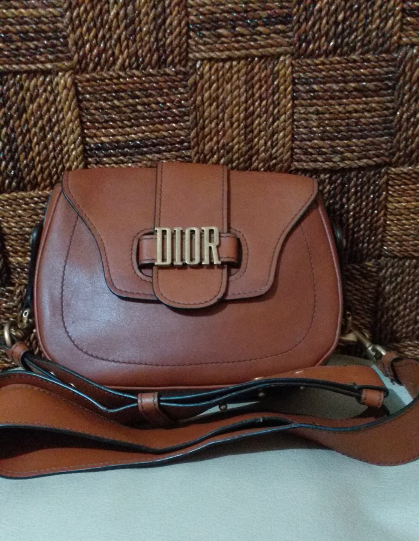 Dior d fence saddle bag sales