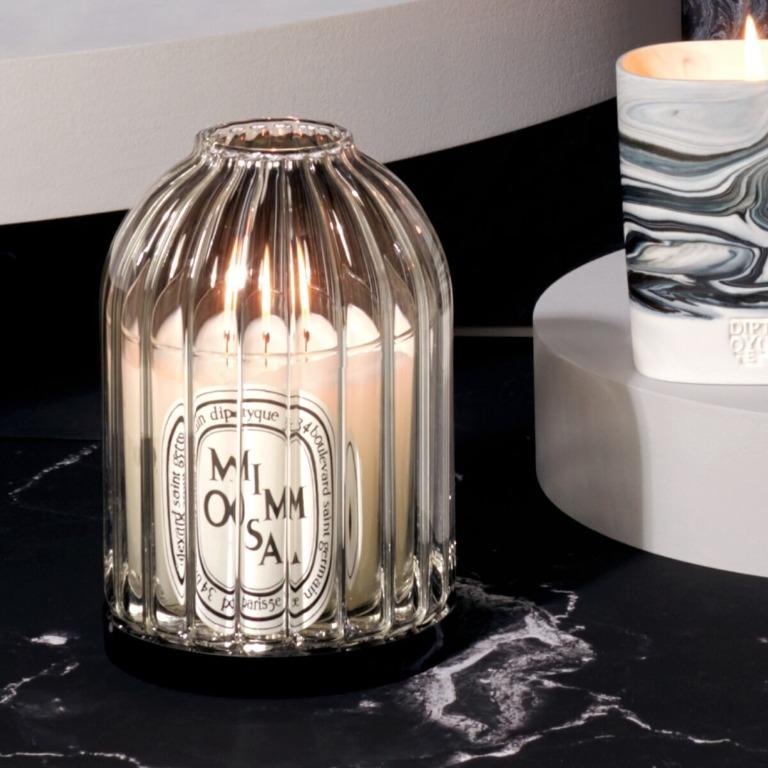 Diptyque Limited Edition Candle 70g x 2 with Small Coasted Candle