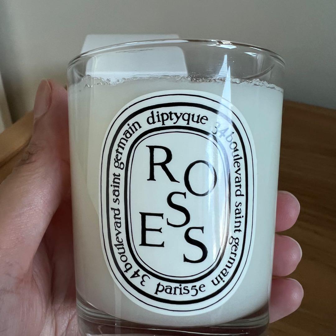 Diptyque Roses Candle, Furniture & Home Living, Home Fragrance on Carousell