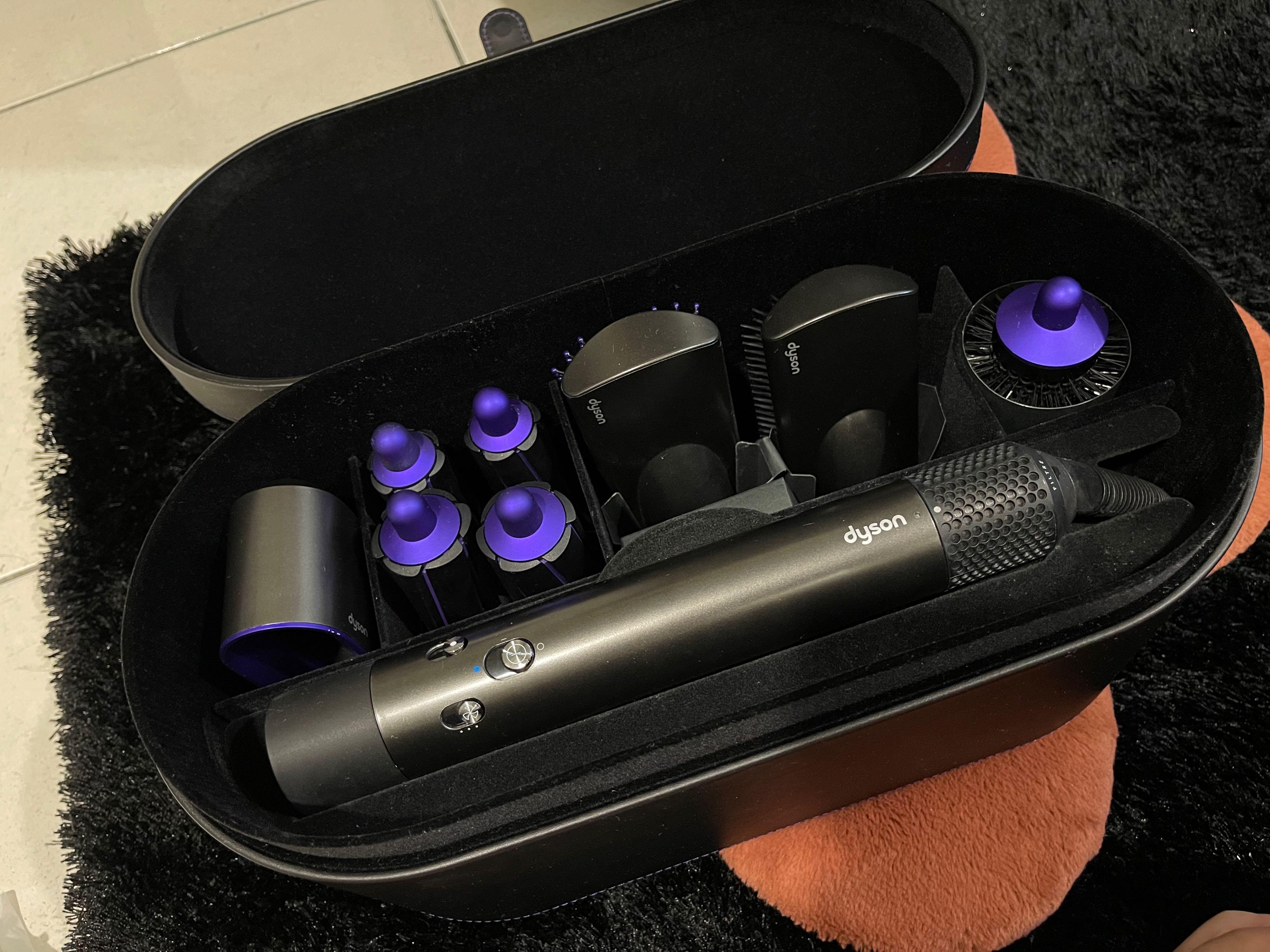 Dyson airwrap deals black purple