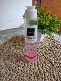 Facial wash scarlet