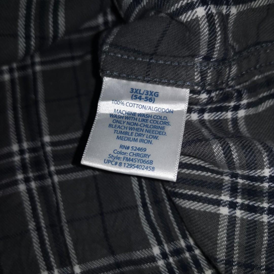 Faded Glory Flannel Longsleeve (Dark 