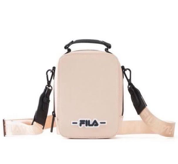 FILA LOGO CROSSBODY BAG PINK Women s Fashion Bags Wallets