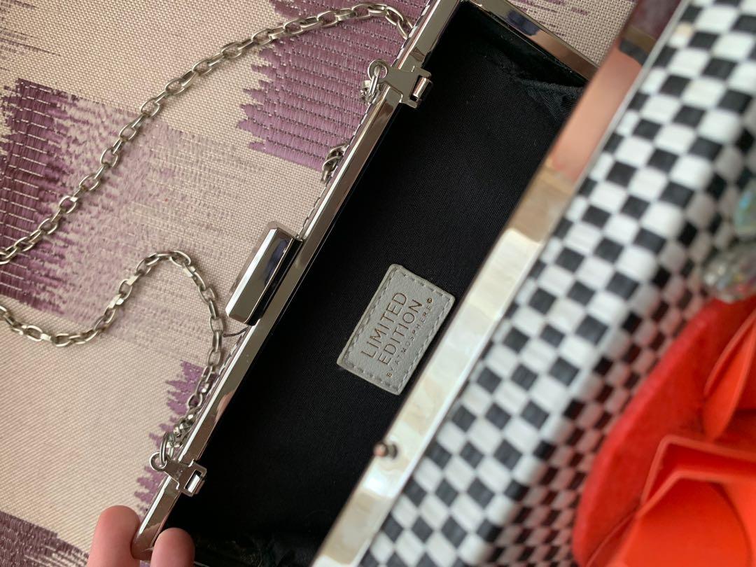 floral decor chain box bag