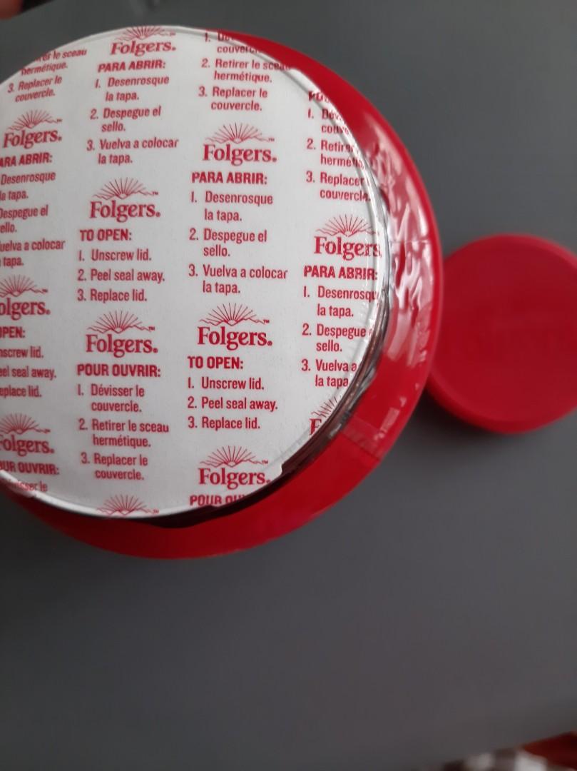 FOLGERS CLASSIC ROAST INSTANT COFFEE CRYSTALS, 16 OZ. 453G., Food