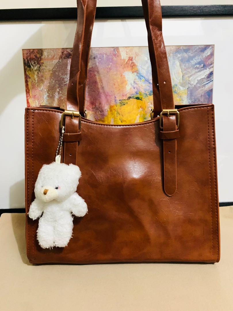 For sale korean leather bags, Women's Fashion, Bags & Wallets, Shoulder