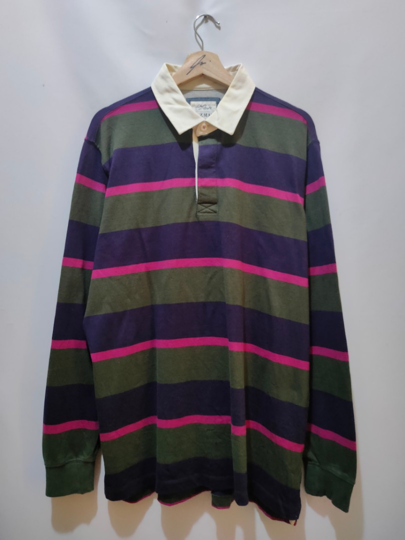 Gazman long 2025 sleeve polo