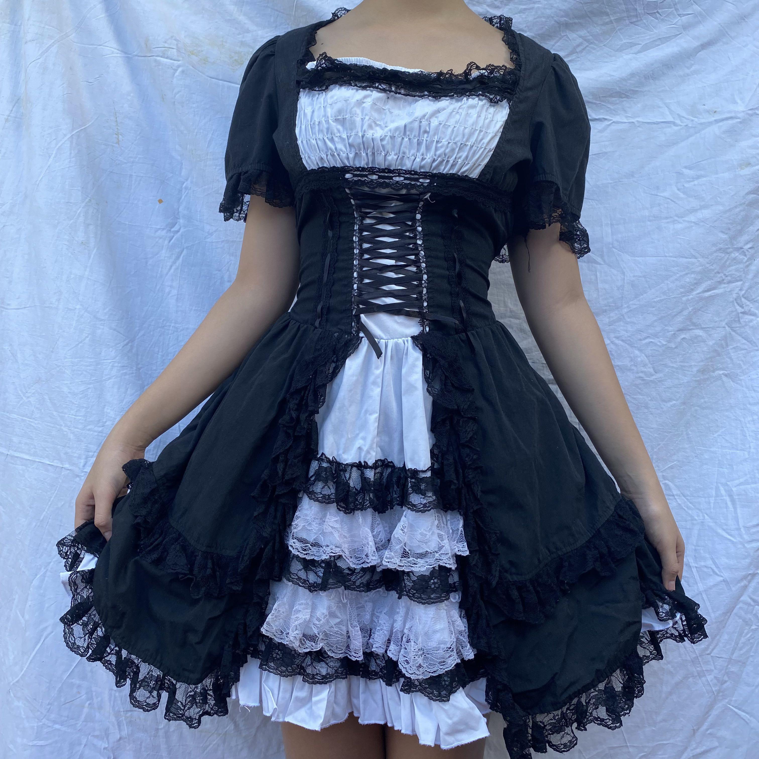 Gothic lolita punk dress glp, Women