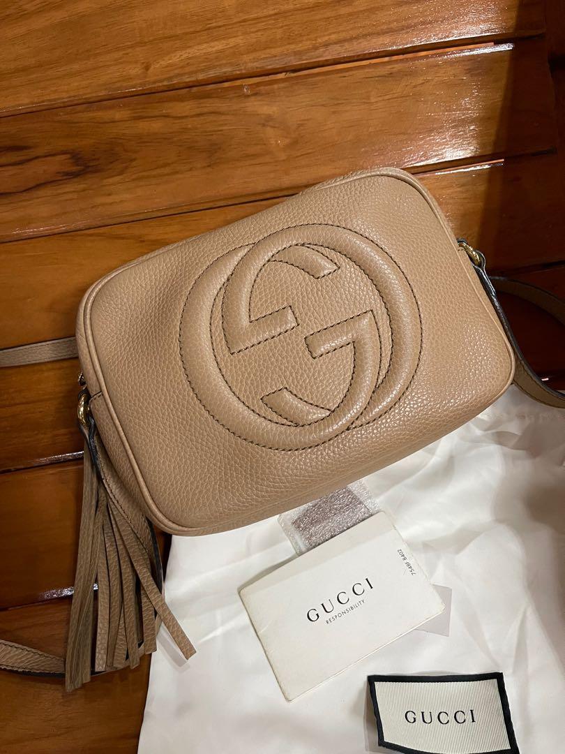 Gucci Disco Soho Beige Guaranteed Authentic