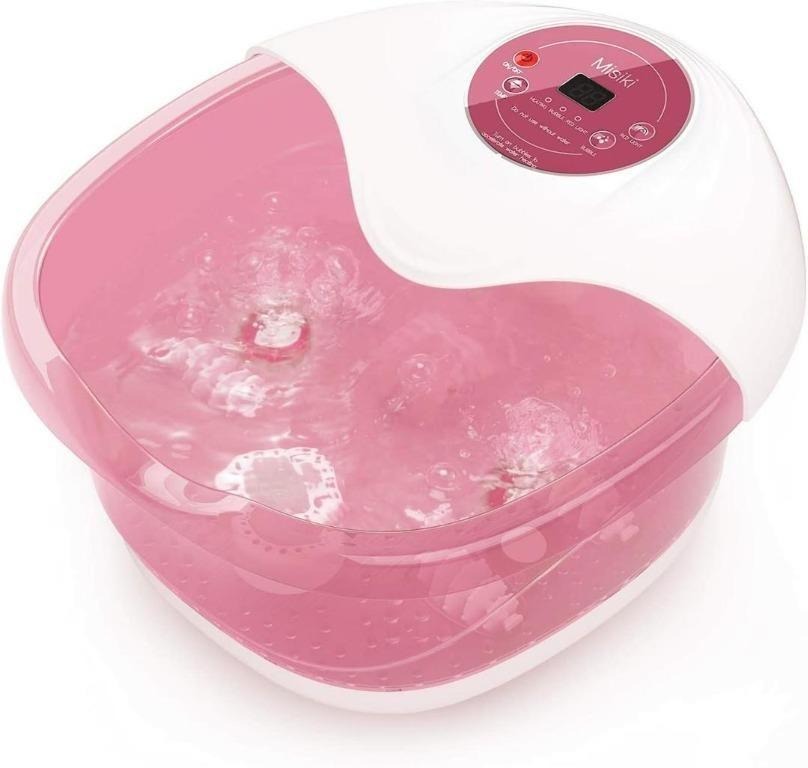H3853 Foot Spa Misiki Foot Bath Massager with Heat Bubbles Vibration