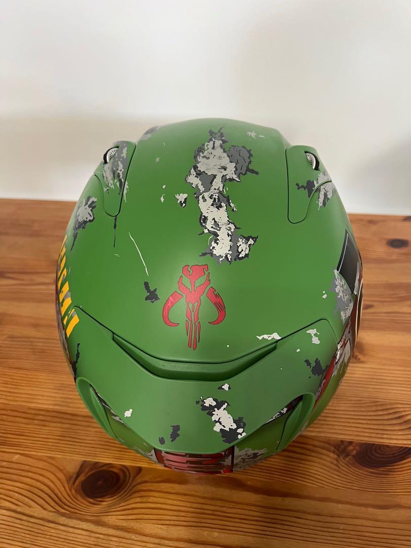 HJC RPHA 11 Boba Fett Helmet, Motorcycles, Motorcycle Apparel on Carousell