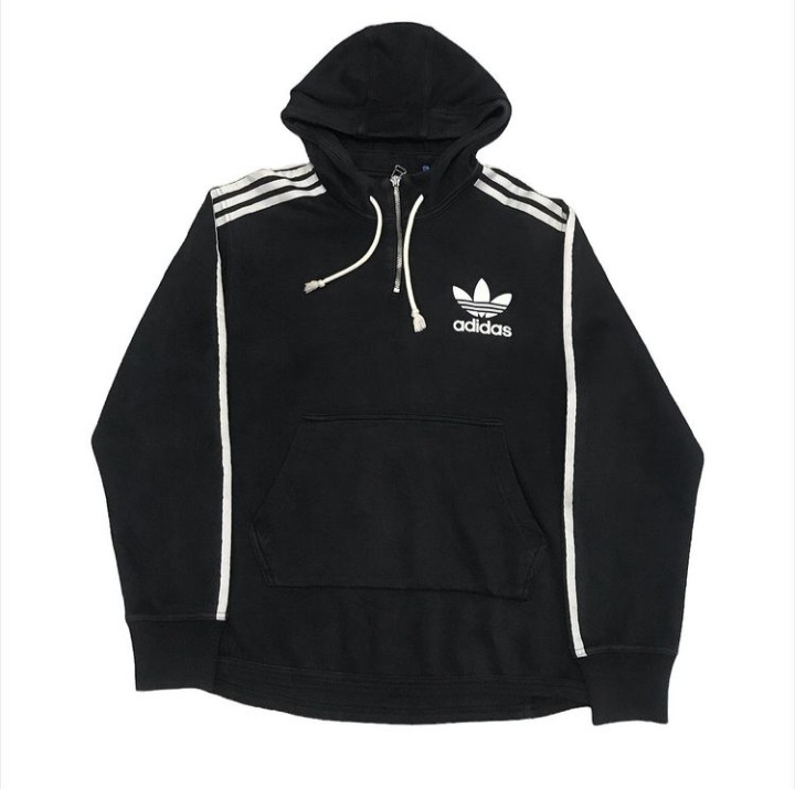 Half zip store adidas hoodie