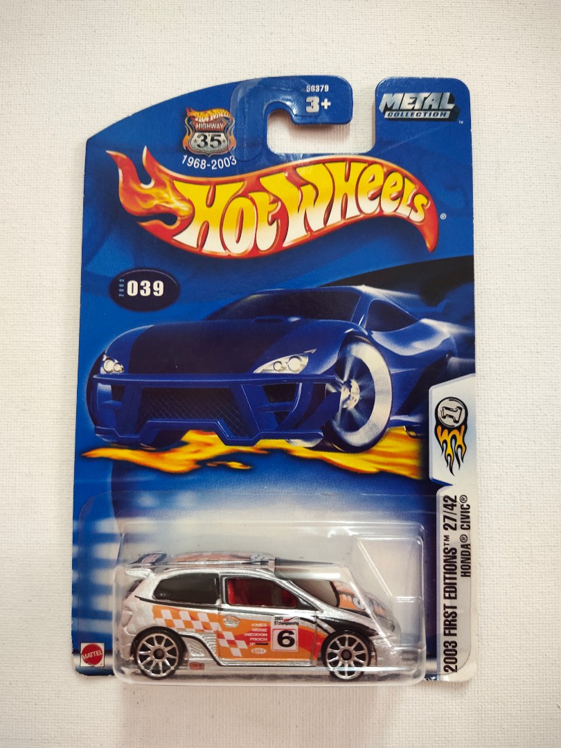 Hot Wheels 2003 First Editions Honda Civic Hobbies Toys Toys