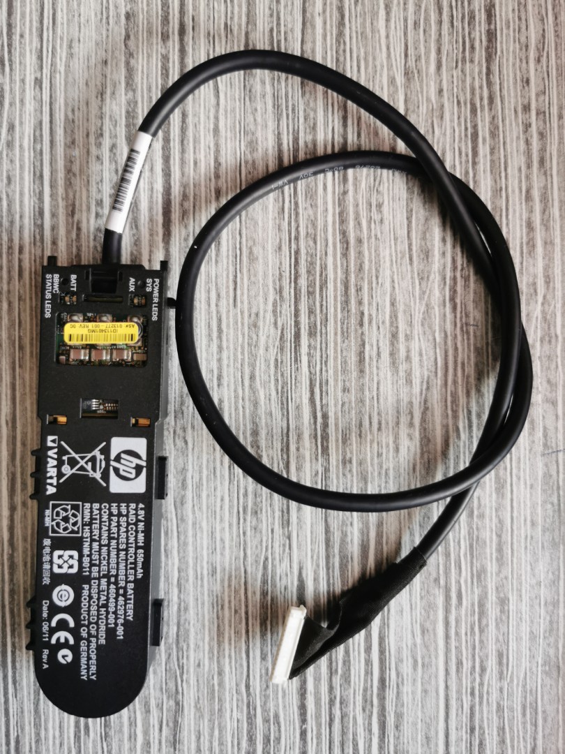HP Raid Controller battery 4.5V NiMH 650mah 460499001, Computers
