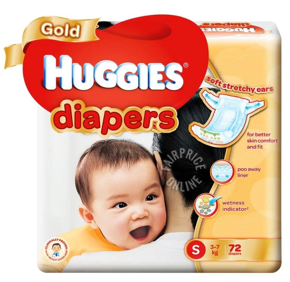 Huggies diapers gold, Babies & Kids, Bathing & Changing, Diapers & Baby
