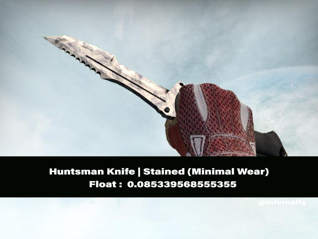 Huntsman Knife Stained MW CSGO SKINS KNIVES, Video Gaming, Gaming ...