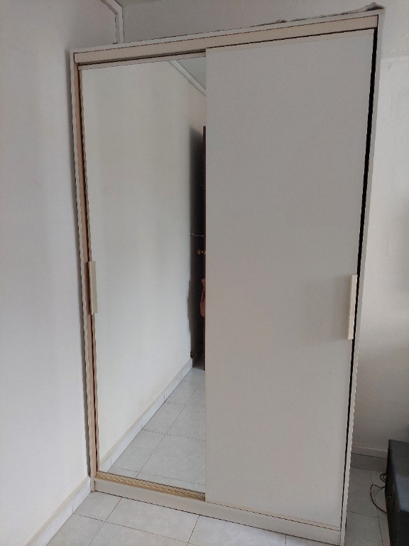 Ikea 2 door clearance wardrobe with mirror