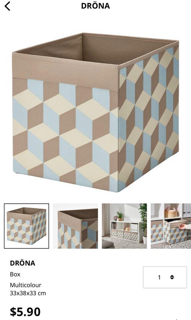 Ikea Drona Fabric Storage Box, Furniture & Home Living, Home