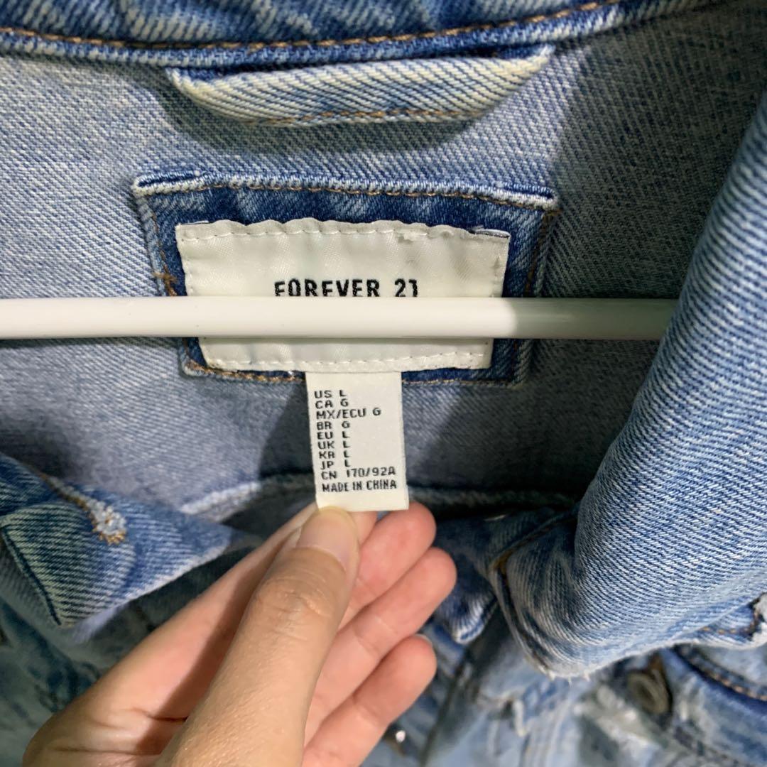 Jaket Denim Jeans Forever 21
